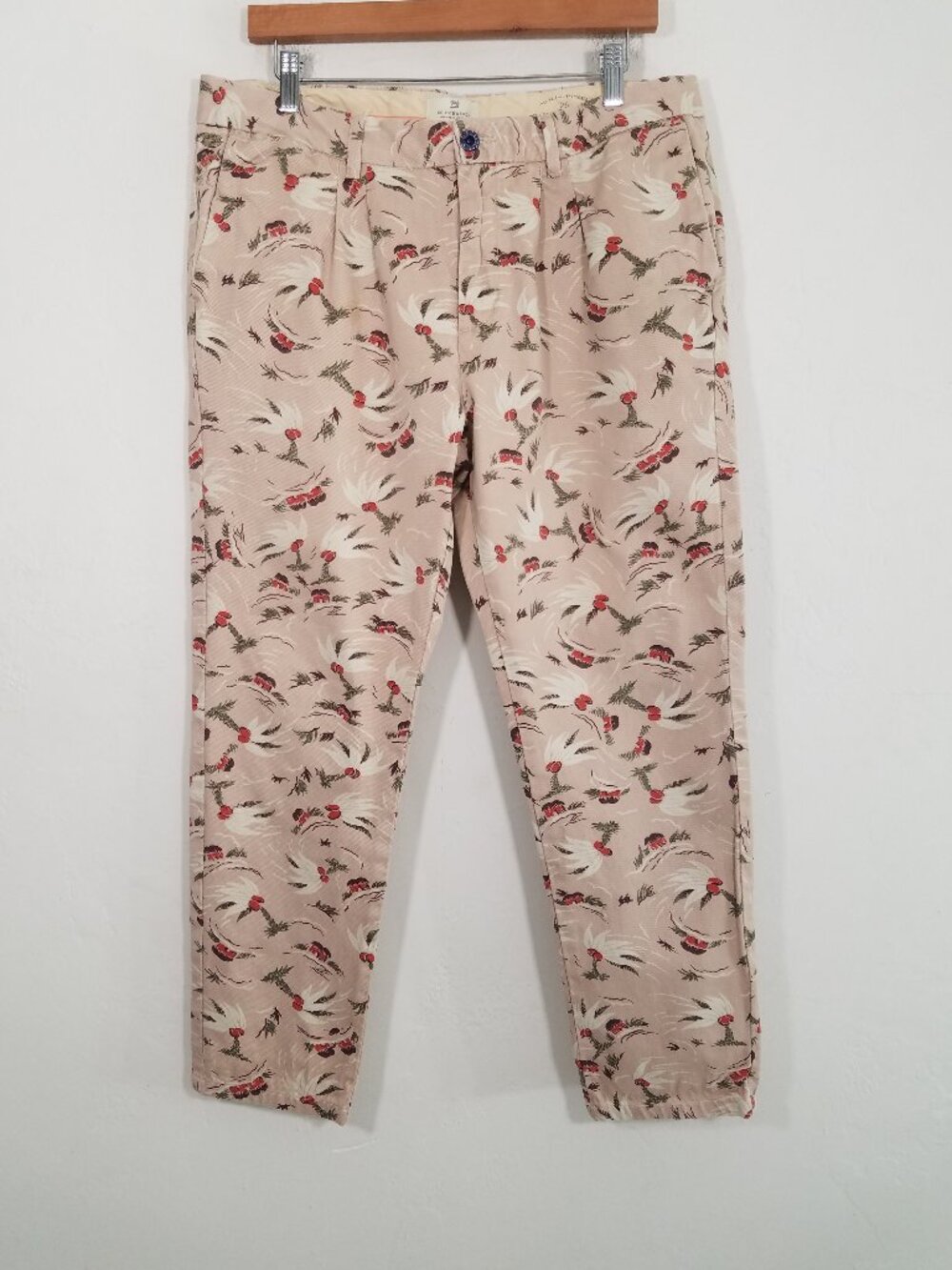 Scotch & Soda 100% Cotton Print Pants Size 34X26 12"